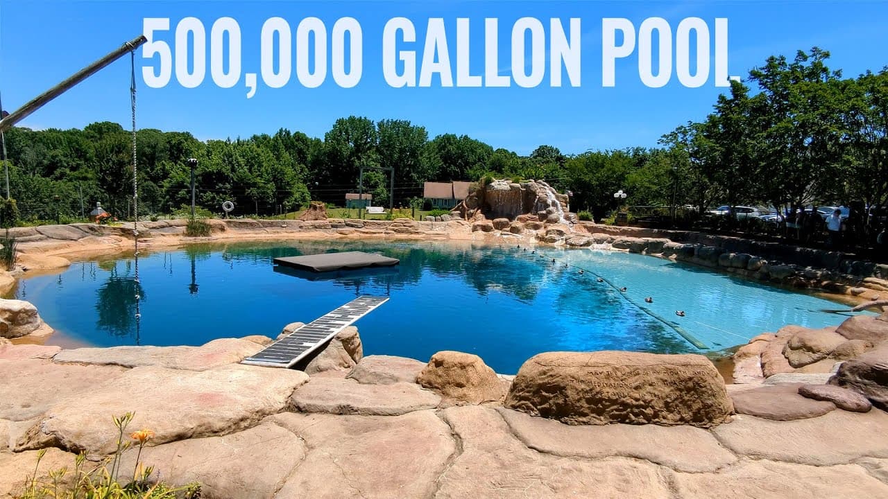 Micky Thornton's 500,000-Gallon Backyard Pool