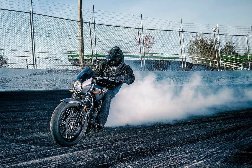 Joe Dryden's 2.23-Mile Motorcycle Burnout