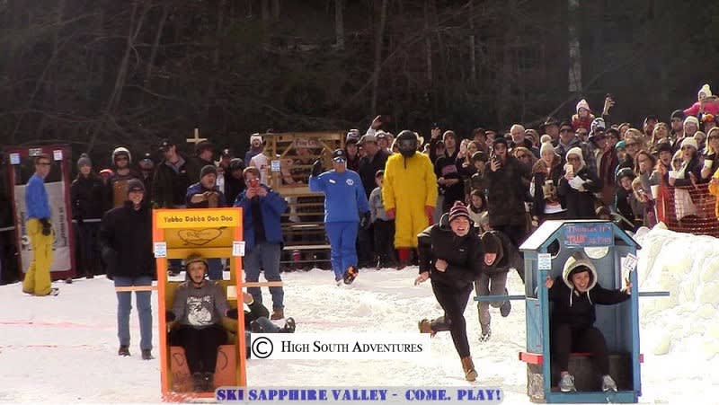 The Great Sapphire Outhouse Race — 24 Racers Strong